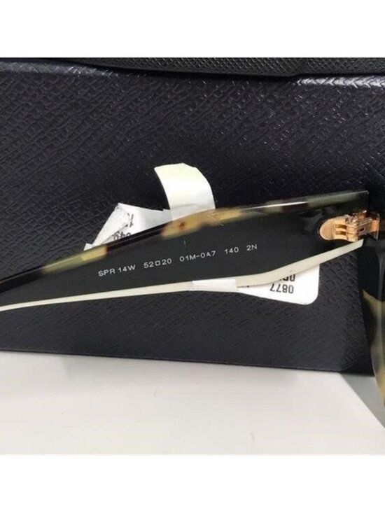 New Authentic Prada Cat Eye Sunglasses PR 14WS – Tortoise & Powder Frame